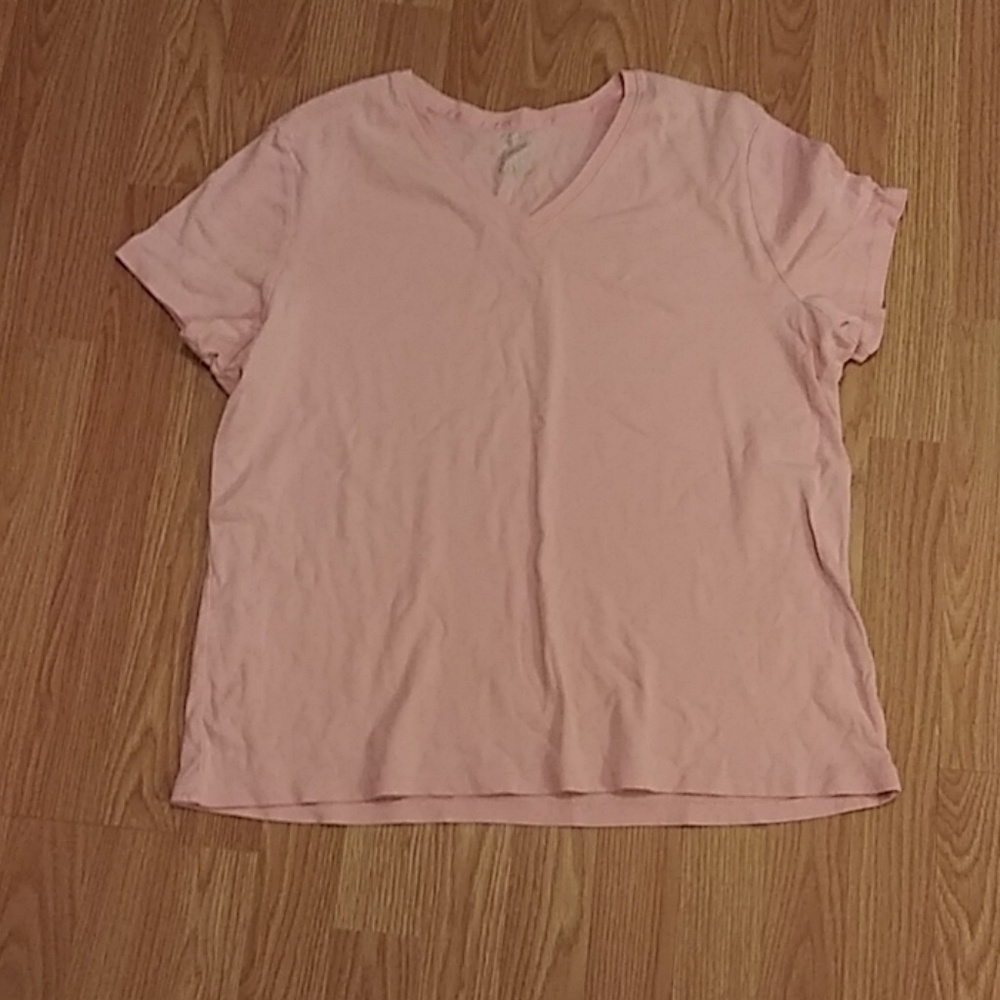 Light pink v-neck